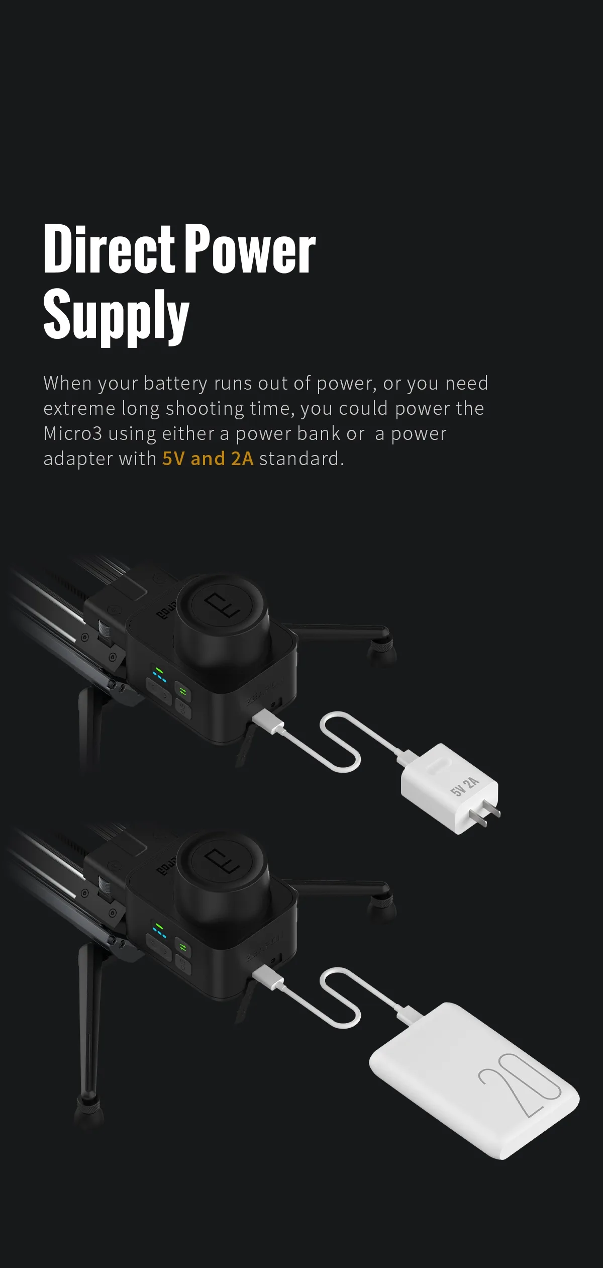ZEAPON - Micro3 Series Double Distance Slider