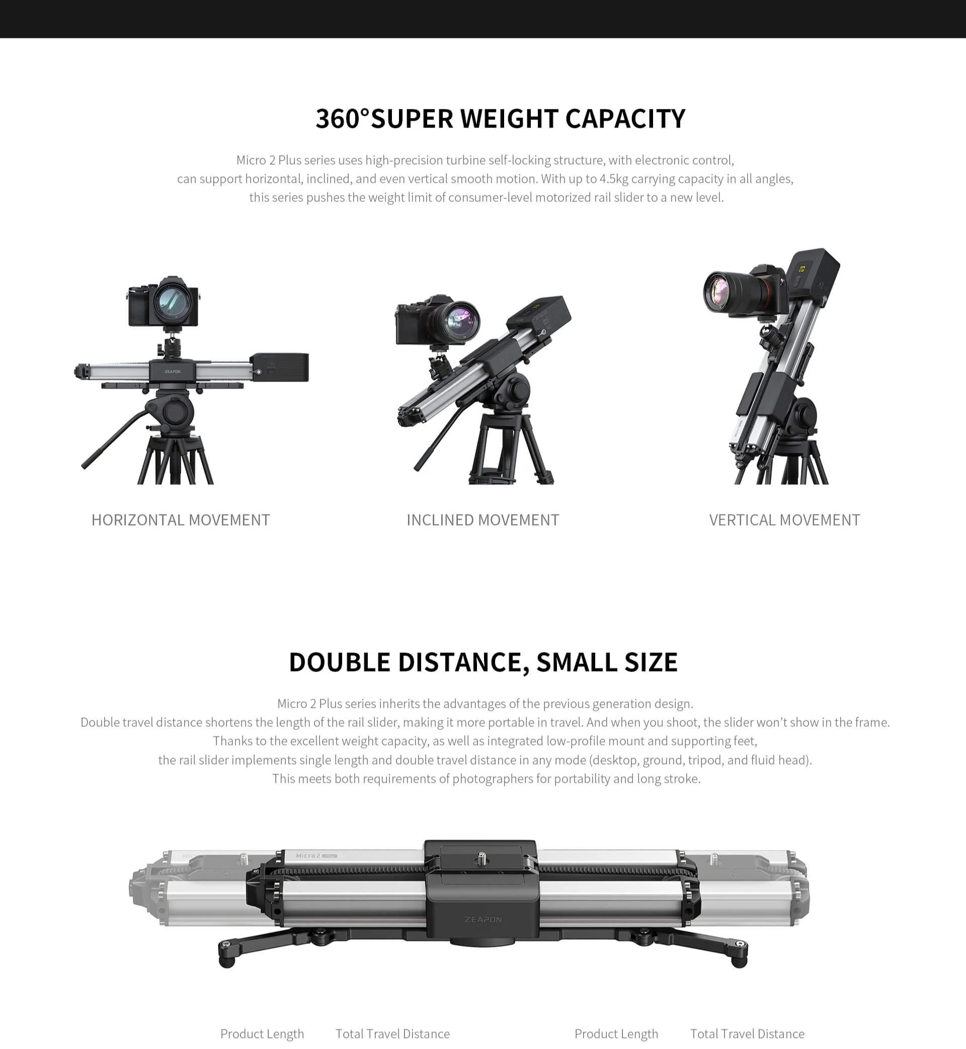 ZEAPON - Micro2 Plus Double Distance Slider