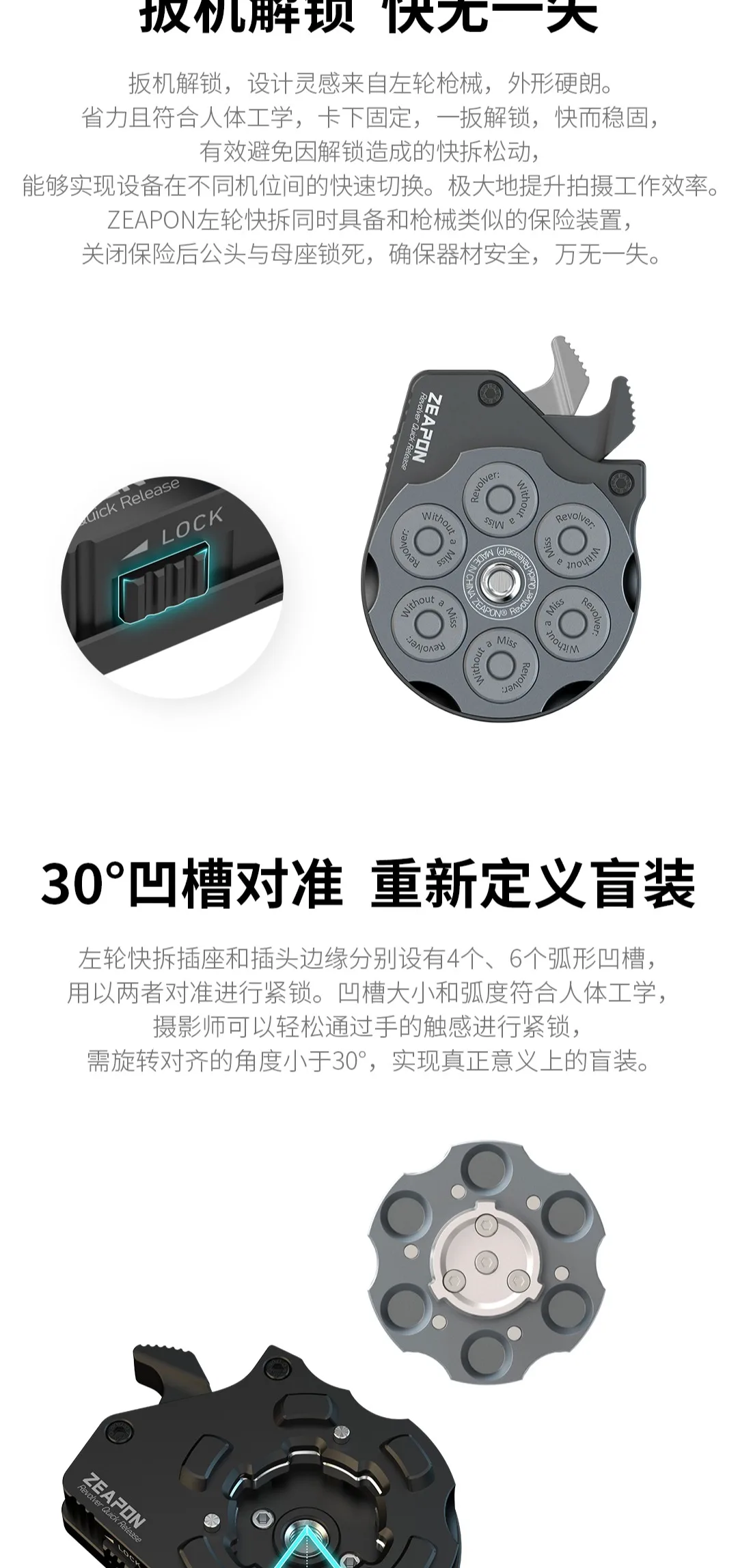 ZEAPON - Revolver Quick Release
