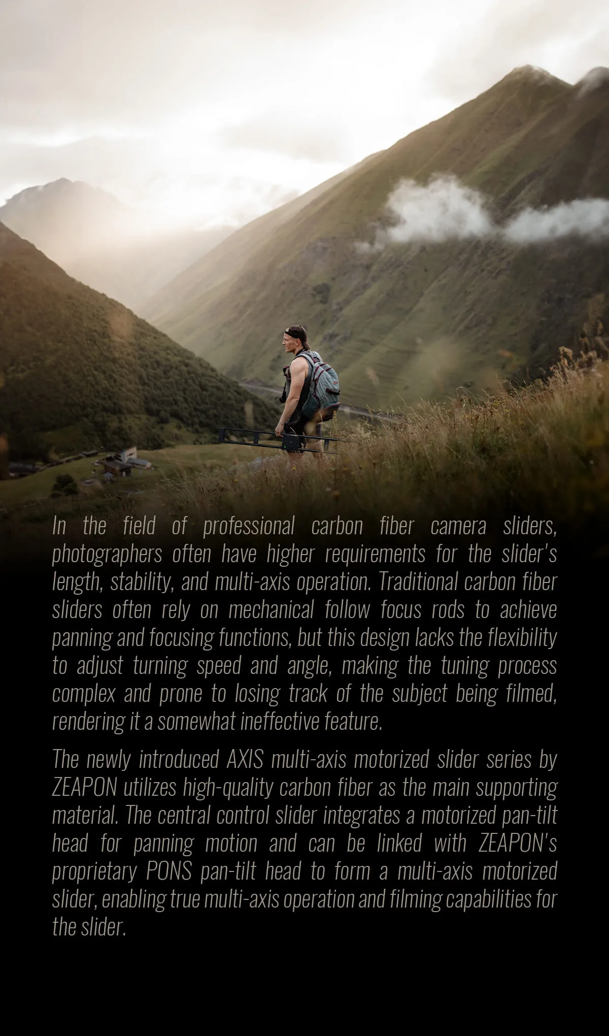 AXIS Multi-axis Motorized Slider - zeapon.com