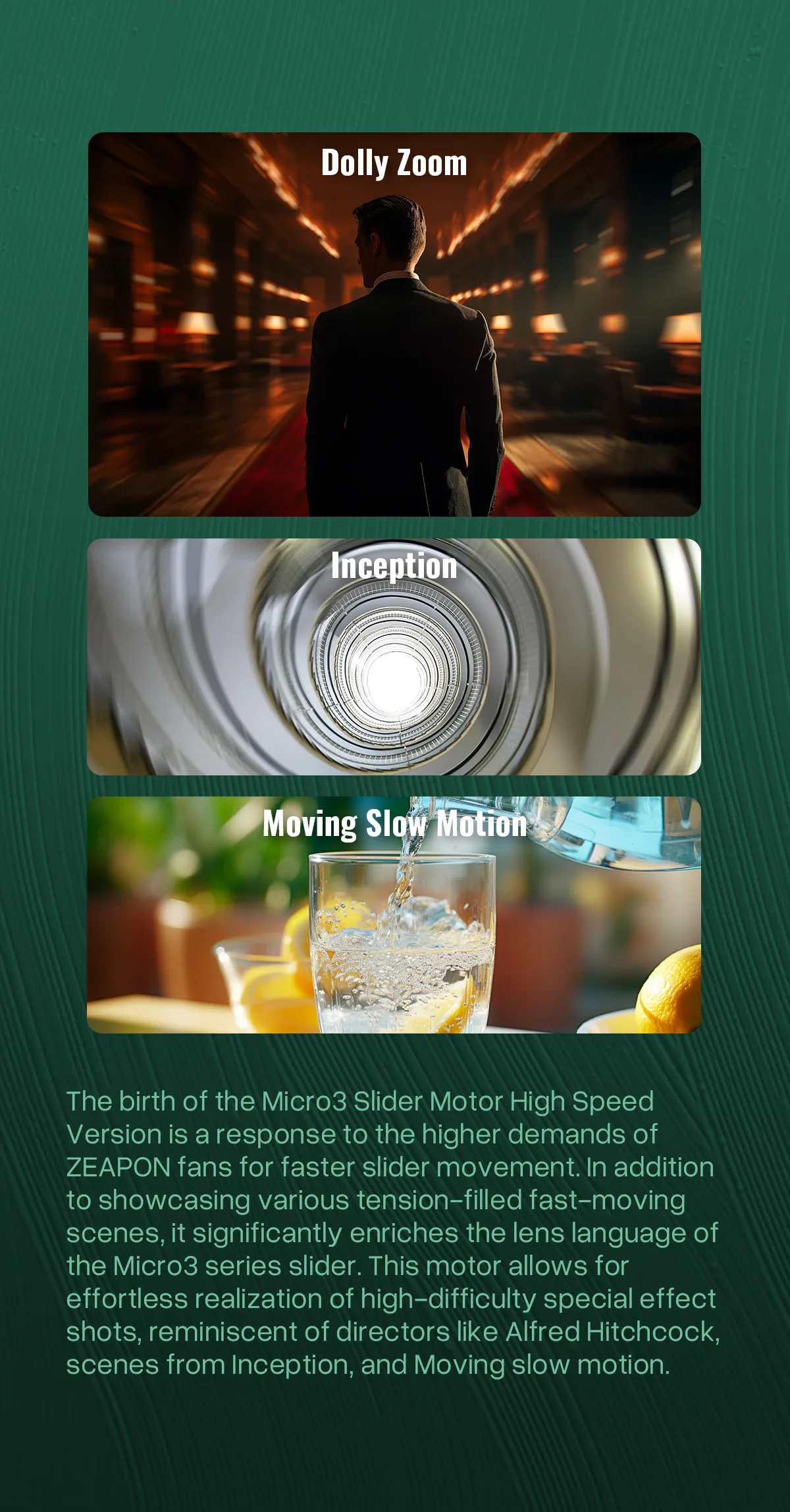 ZEAPON Micro3 Slider Motor High Speed Version - zeapon.com