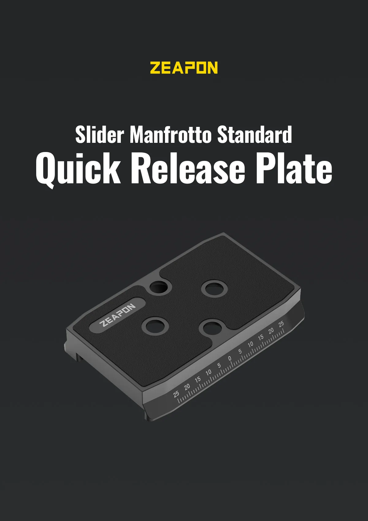 ZEAPON Slider Manfrotto Standard Quick Release Plate - zeapon.com