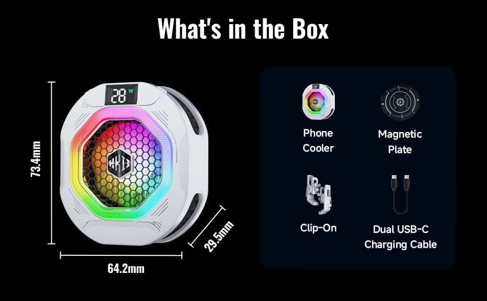 TH12 magnetic phone cooler feature 11