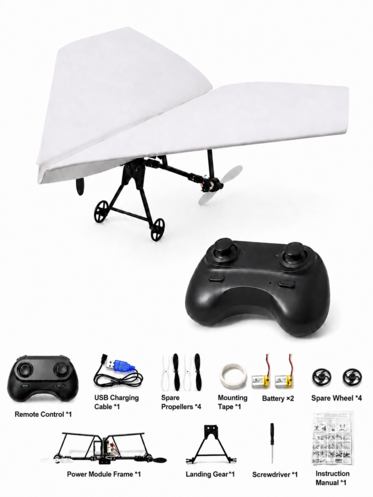 HM939 DIY A4 Paper RC Airplane