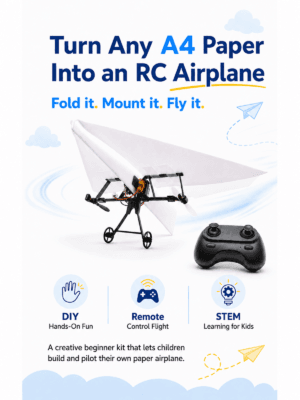 HM939 DIY A4 Paper RC Airplane