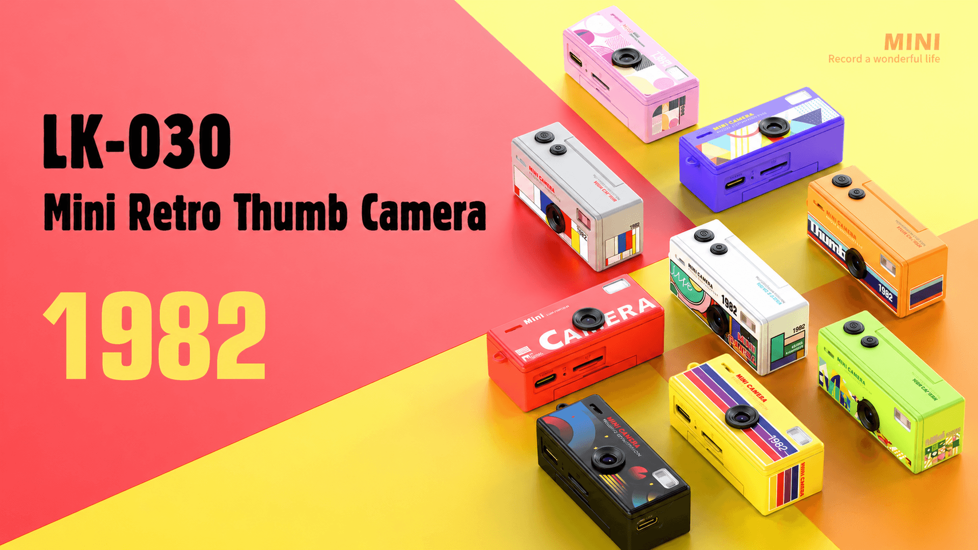LK-030 Mini Retro Thumb Camera